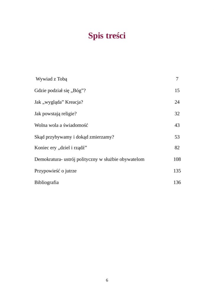 Spis treści